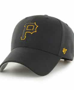 Pittsburgh Pirates 47 Brand MVP Black Adjustable Hat