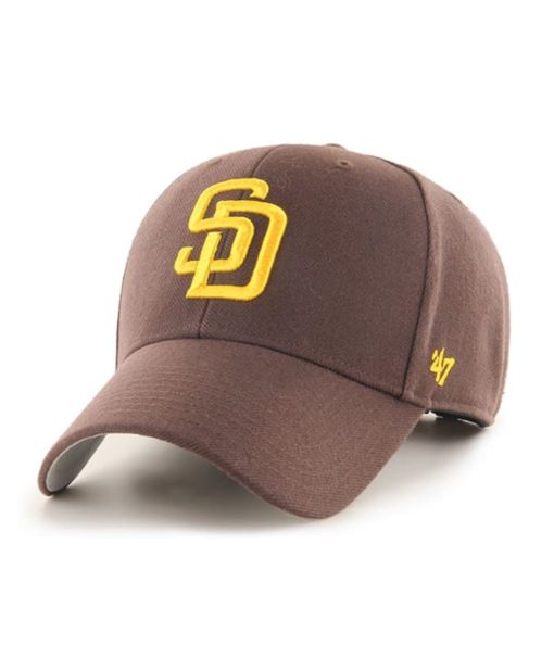 San Diego Padres 47 Brand Brown MVP Adjustable Hat
