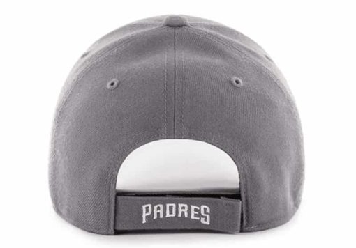San Diego Padres 47 Brand Dark Gray MVP Adjustable Hat - Image 2