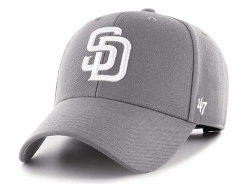 San Diego Padres 47 Brand Dark Gray MVP Adjustable Hat