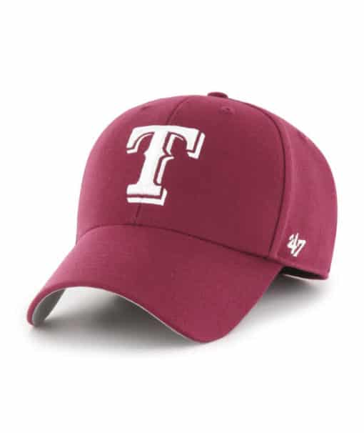 Texas Rangers 47 Brand Cardinal MVP Adjustable Hat
