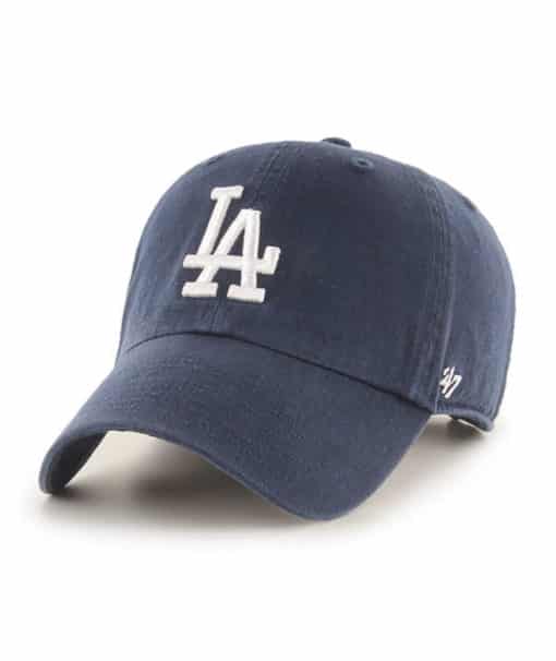 Los Angeles Dodgers 47 Brand Navy Clean Up Adjustable Hat