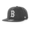 Boston Red Sox 47 Brand Black No Shot Snapback Hat