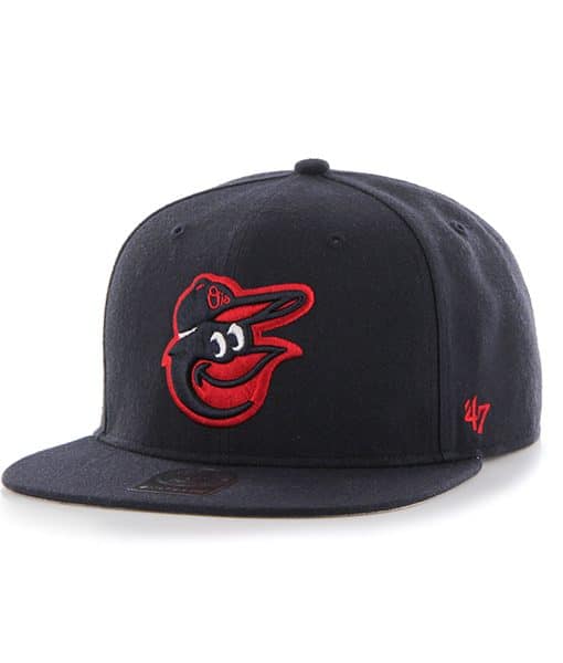 Baltimore Orioles No Shot Captain Navy 47 Brand Adjustable Hat - Detroit Game Gear