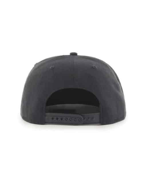 Milwaukee Brewers 47 Brand Black No Shot Snapback Hat - Image 2