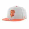 San Francisco Giants 47 Brand No Shot Gray Orange Snapback Hat