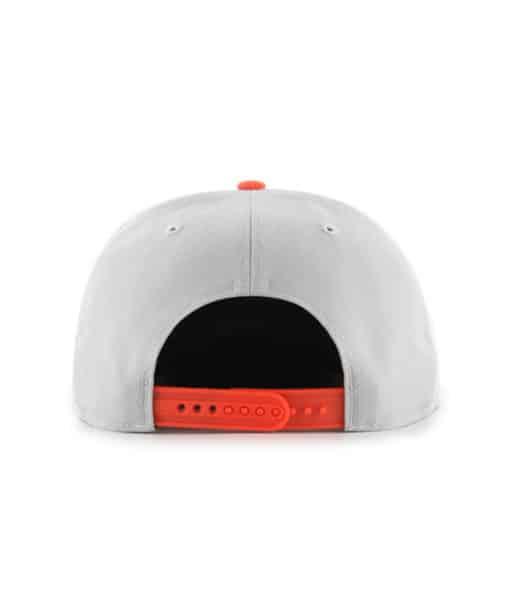 San Francisco Giants 47 Brand No Shot Gray Orange Snapback Hat - Image 2