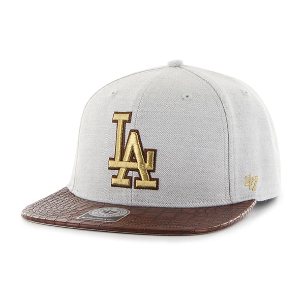 Los Angeles Dodgers Orinoco Captain Gray 47 Brand Adjustable Hat ...