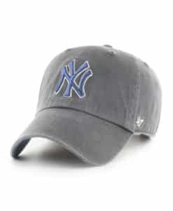 New York Yankees 47 Brand Pastel Navy Charcoal Clean Up Adjustable Hat