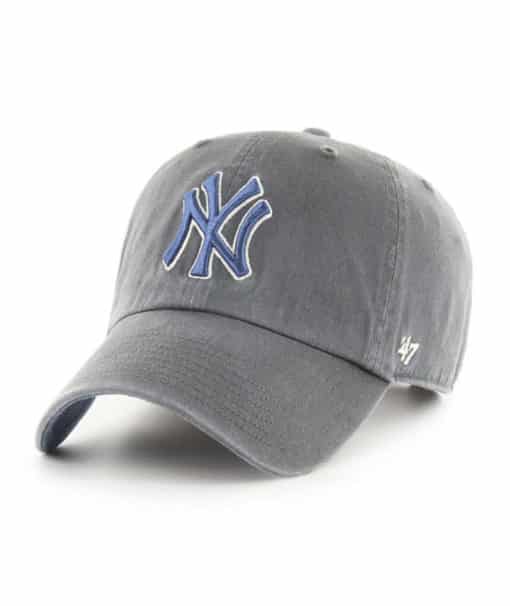 New York Yankees 47 Brand Pastel Navy Charcoal Clean Up Adjustable Hat