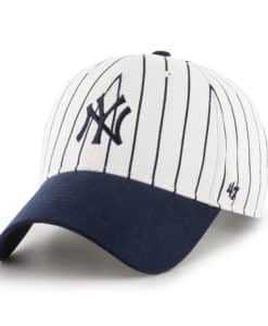 New York Yankees INFANT 47 Brand Pinstripe White Adjustable Hat