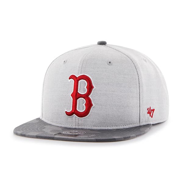 Boston Red Sox Recon Camo Captain Gray 47 Brand Adjustable Hat