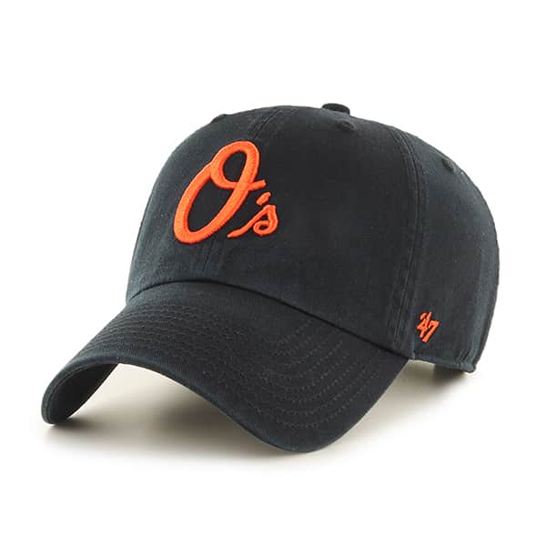 Baltimore Orioles Rebound Clean Up Black 47 Brand Adjustable Hat ...
