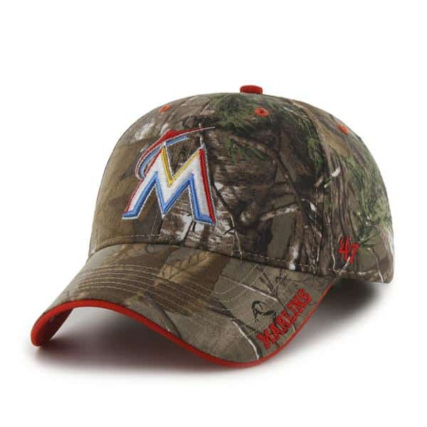 Miami Marlins Realtree Frost Realtree 47 Brand Adjustable Hat
