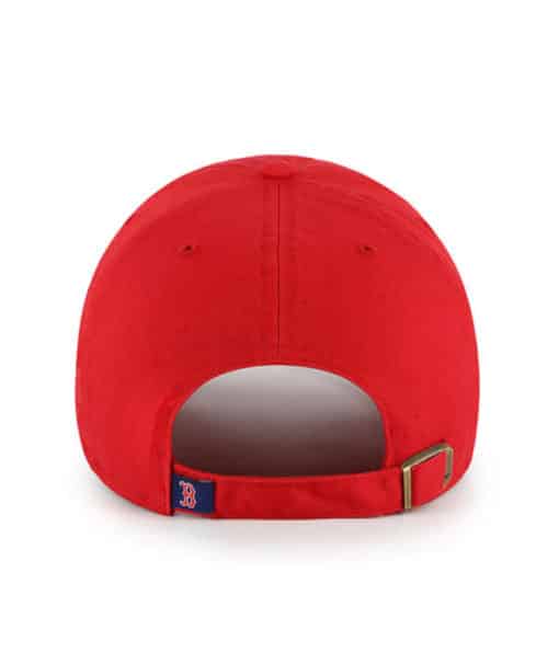 Boston Red Sox 47 Brand Red Clean Up Adjustable Hat - Image 2
