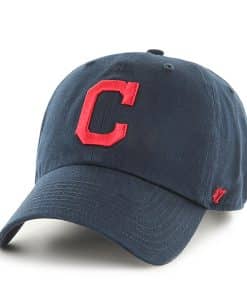 Cleveland Indians 47 Brand Navy Road Clean Up Adjustable Hat