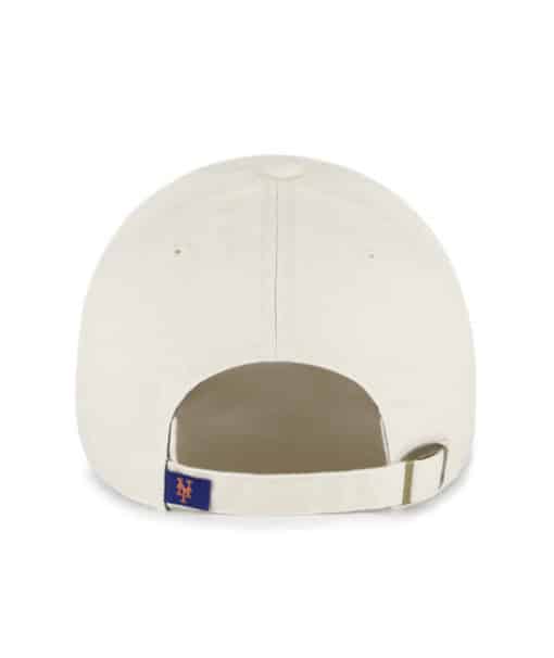 New York Mets 47 Brand Natural Clean Up Adjustable Hat - Image 2