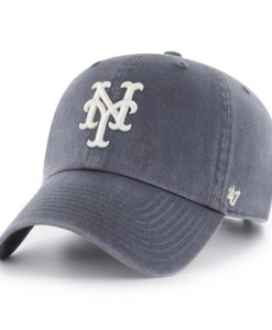 New York Mets 47 Brand Vintage Navy Clean Up Adjustable Hat