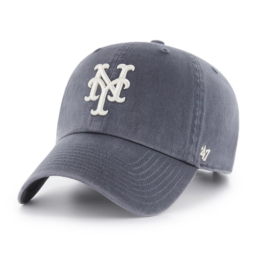 New York Mets '47 Brand Contender hat blue gray grey one size fits all  stretch