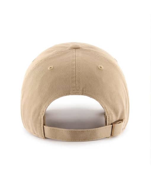 Detroit Lions 47 Brand Clean Up Khaki Adjustable Hat - Image 2
