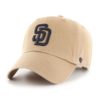 San Diego Padres 47 Brand Khaki Clean Up Adjustable Hat