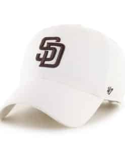 San Diego Padres 47 Brand White Clean Up Adjustable Hat