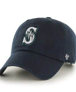 Seattle Mariners Women's 47 Brand Navy Clean Up Adjustable Hat
