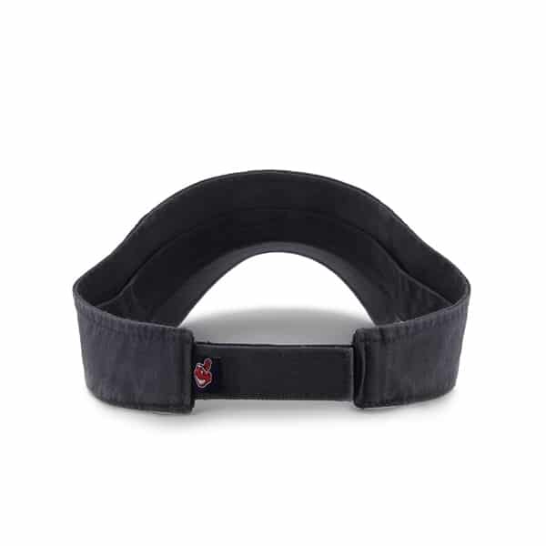 Cleveland Indians Clean Up Visor Navy 47 Brand Adjustable Hat - Image 2