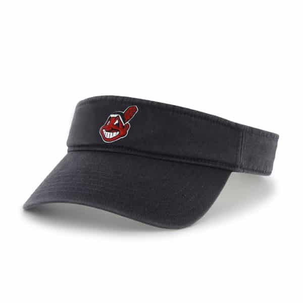 Cleveland Indians Clean Up Visor Navy 47 Brand Adjustable Hat