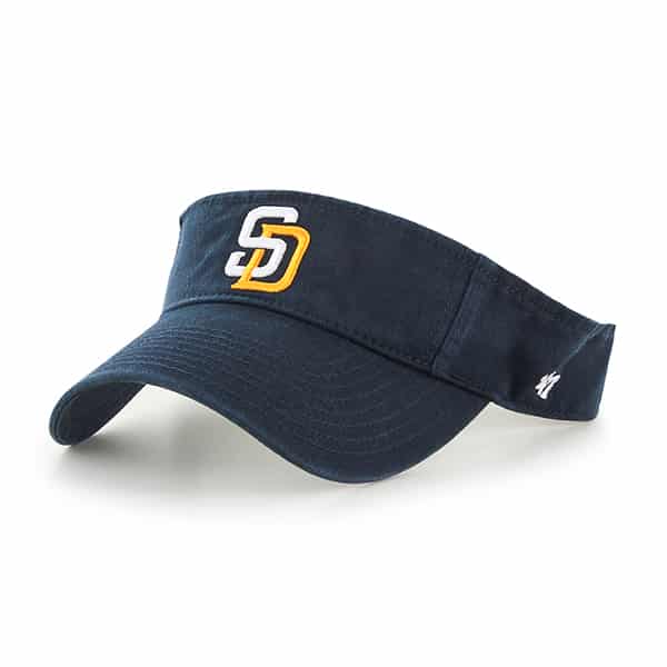 San Diego Padres Clean Up Visor Navy 47 Brand Adjustable Hat