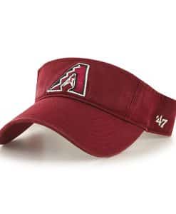 Arizona Diamondbacks Clean Up Visor Razor Red 47 Brand Adjustable Hat