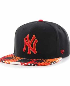 New York Yankees Ruffian Captain Black 47 Brand Adjustable Hat