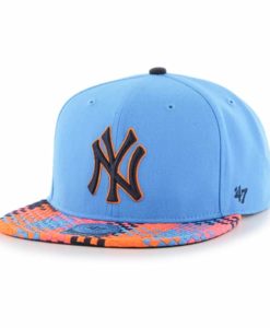 New York Yankees Ruffian Captain Glacier Blue 47 Brand Adjustable Hat