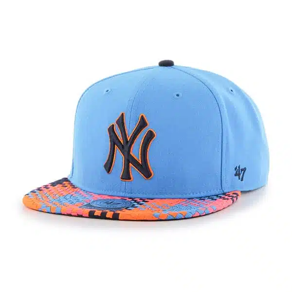 New York Yankees Ruffian Captain Glacier Blue 47 Brand Adjustable Hat