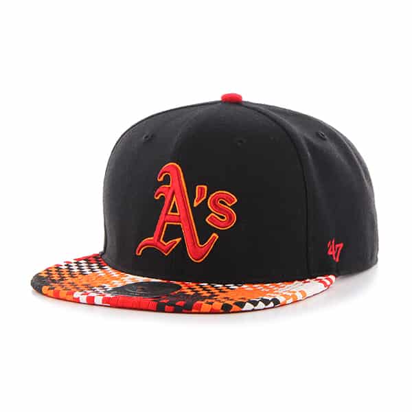 Oakland Athletics Ruffian Captain Black 47 Brand Adjustable Hat
