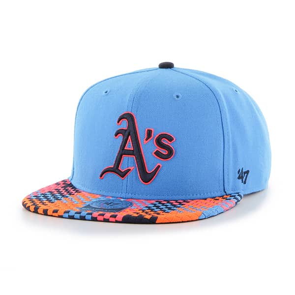 Oakland Athletics Ruffian Captain Glacier Blue 47 Brand Adjustable Hat