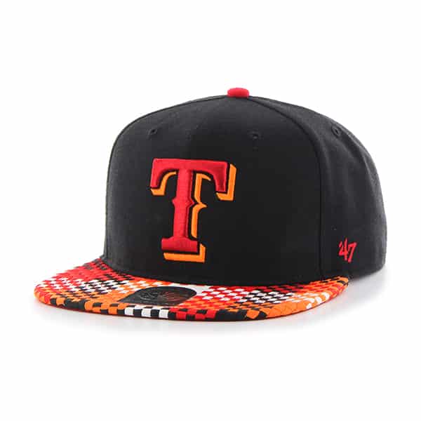 Texas Rangers Ruffian Captain Black 47 Brand Adjustable Hat