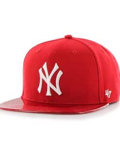 New York Yankees Shinedown Alt Captain Red 47 Brand Adjustable Hat