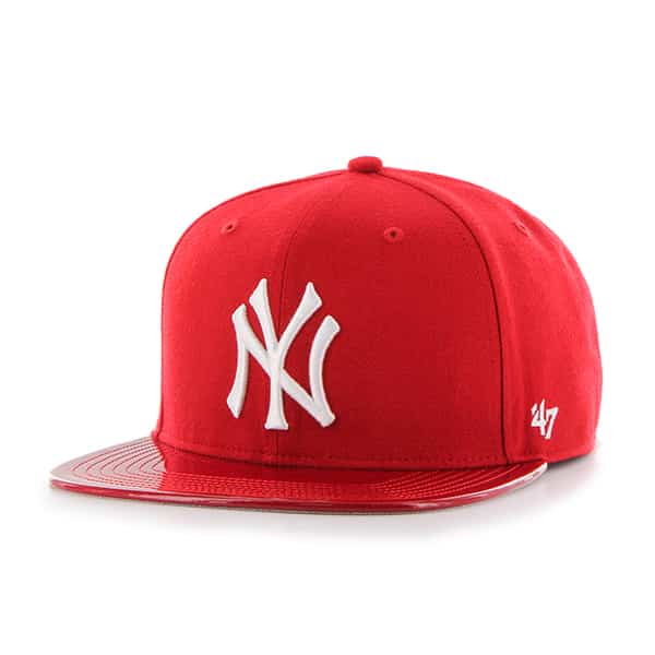 New York Yankees Shinedown Alt Captain Red 47 Brand Adjustable Hat ...