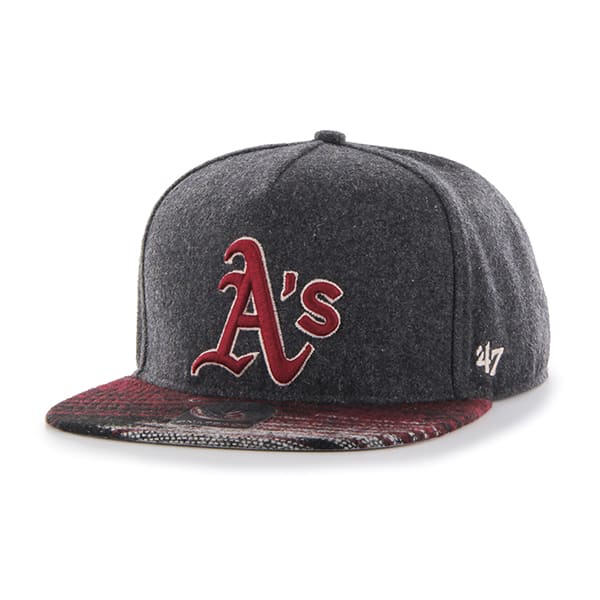 Oakland Athletics Santa Fe '47 Captain Dt Charcoal 47 Brand Adjustable Hat