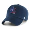 St. Louis Cardinals Red White & Blue 47 Brand Navy Clean Up Adjustable Hat