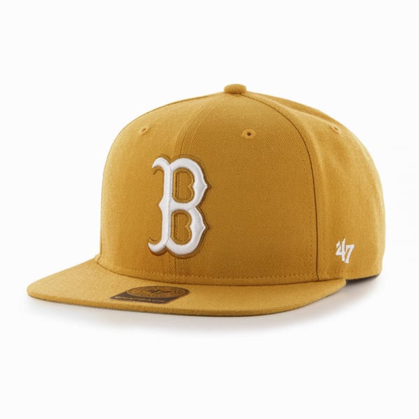 yellow boston red sox hat