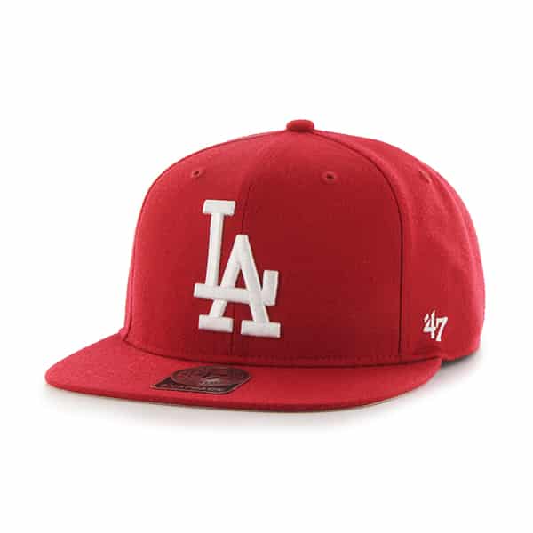 Los Angeles Dodgers Sure Shot Red 47 Brand Adjustable Hat