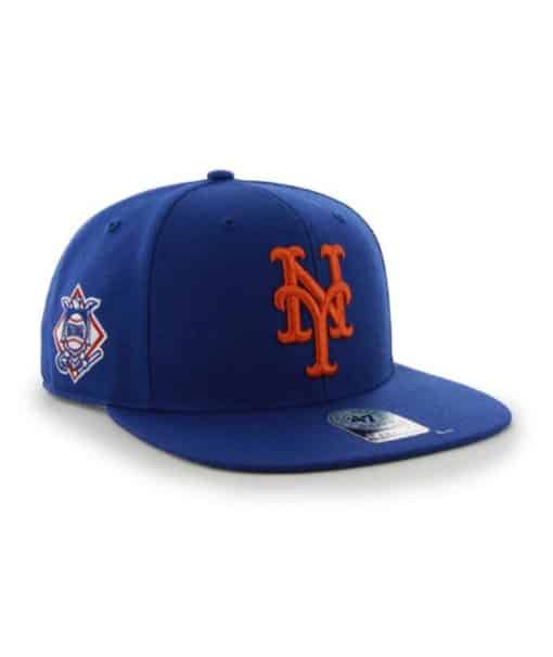 New York Mets 47 Brand Blue Sure Shot Adjustable Snapback Hat