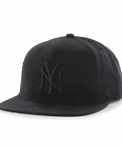 New York Yankees Sure Shot Black 47 Brand Adjustable Hat