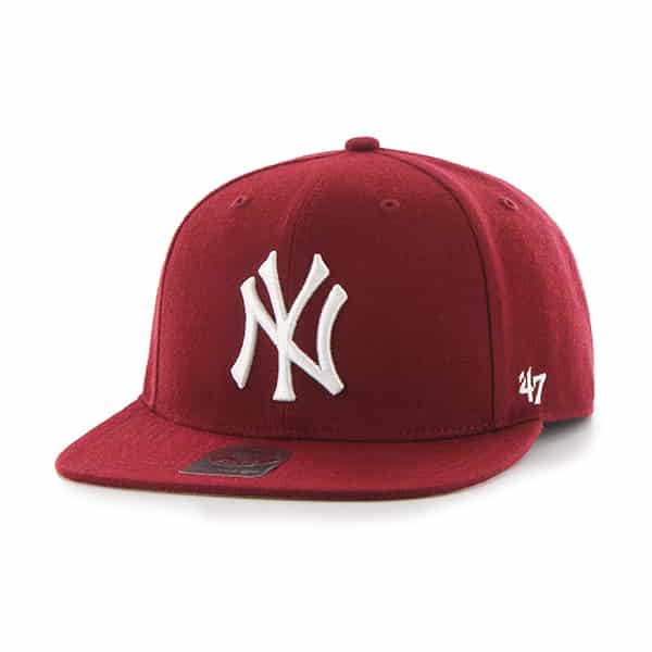 New York Yankees Sure Shot Cardinal 47 Brand Adjustable Hat