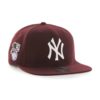 New York Yankees 47 Brand Dark Maroon Sure Shot Snapback Hat