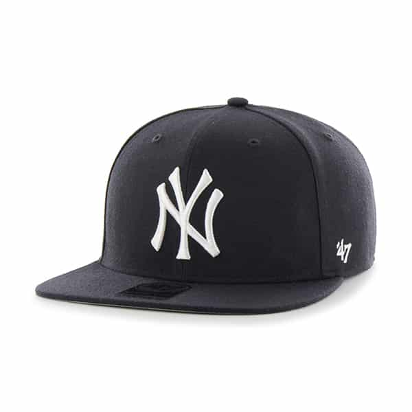 New York Yankees 47 Brand Navy Sure Shot Snapback Hat - Detroit Game Gear