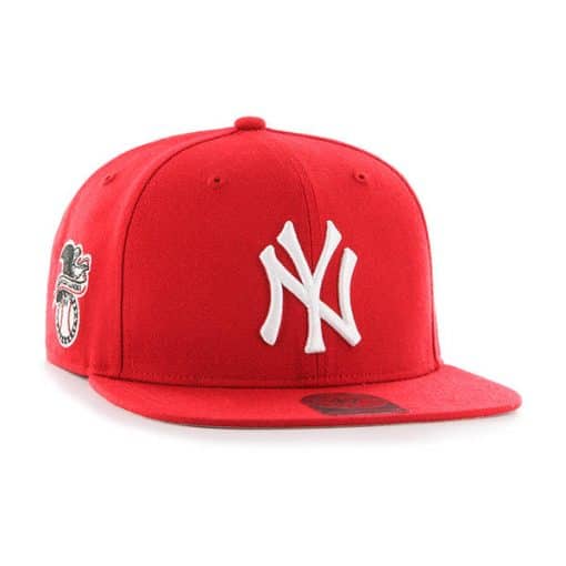 New York Yankees Sure Shot Red 47 Brand Adjustable Hat - Detroit Game Gear