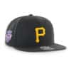 Pittsburgh Pirates 47 Brand Black Sure Shot Snapback Adjustable Hat